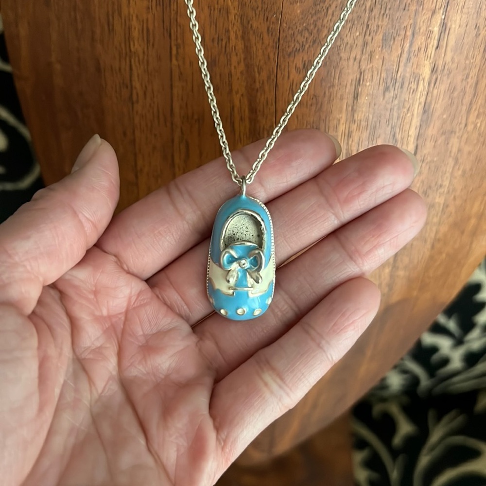 Baby Shoe Necklace